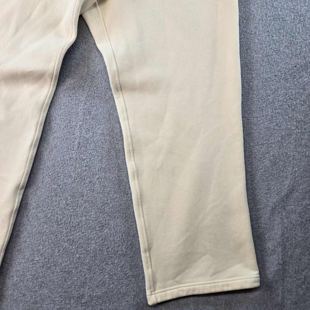 Lululemon Sweatpants Womens 16 White Relaxed Drawstring Pockets Fleece Yoga - Picture 5 of 16